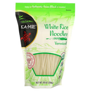 KA-ME, Органическая вермишель из белого риса, 250 г (8,8 унции)