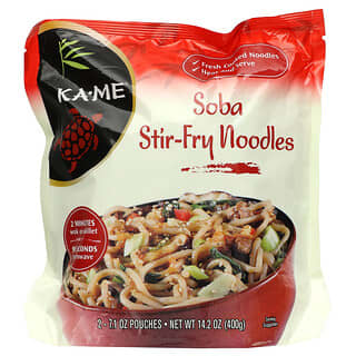 KA-ME, Soba Stir-Fry Noodles, 2 Pouches, 7.1 oz Each