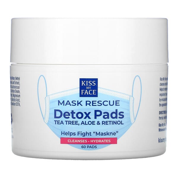Kiss My Face, Mask Rescue Detox Pads, 60 Pads