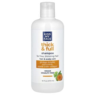 Kiss My Face, Thick & Full Shampoo, dickes und volles Shampoo, für feines, dünner werdendes Haar, 473 ml (16 fl. oz.)
