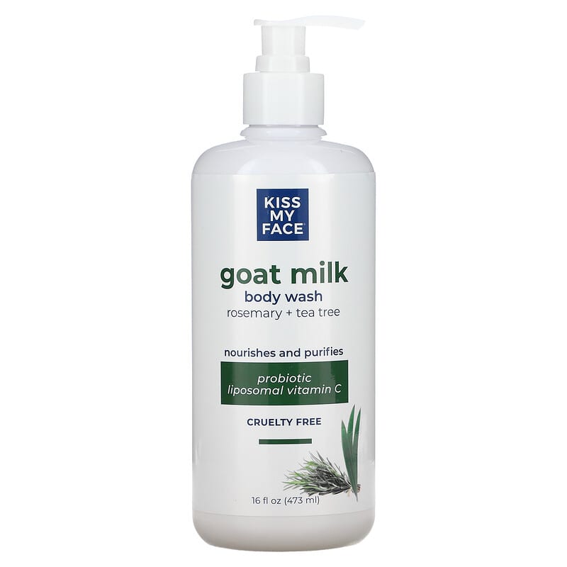Goat Milk Body Wash - Rosemary + Tea Tree – Kiss My Face