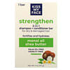 Strengthen 2-in-1 Shampoo + Conditioner Bar, For Dry & Damaged Hair,  Monoi Oil & Shea Butter, 1 Bar, 4 oz (113 g)