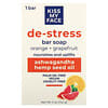 De-Stress, Bar Soap, Seifenstück für den Stressabbau, Orange + Grapefruit, 142 g (5 oz.)