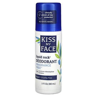 Kiss My Face, Déodorant Liquid Rock, Sans parfum, 88 ml