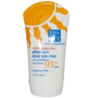Kiss My Face, SC, Obsessively Natural, After Sun Aloe Soother, Fragrance Free, 4 fl oz (118 ml)