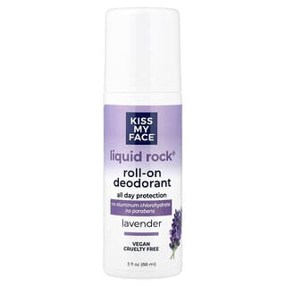 Kiss My Face, Liquid Rock®, Roll-On Deodorant, Lavender, 3 fl oz (88 ml)