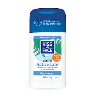Kiss My Face, DO, Natural Active Life Aluminum Free Deodorant, Fragrance Free, 3.1 oz (88 g)