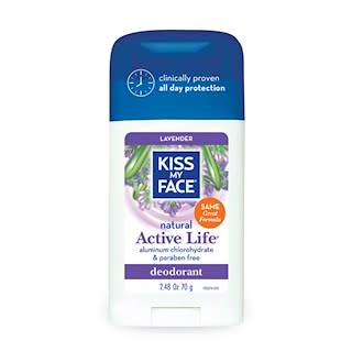 Kiss My Face, Active Life®, Stick Deodorant, Lavender, 2.48 oz (70 g)