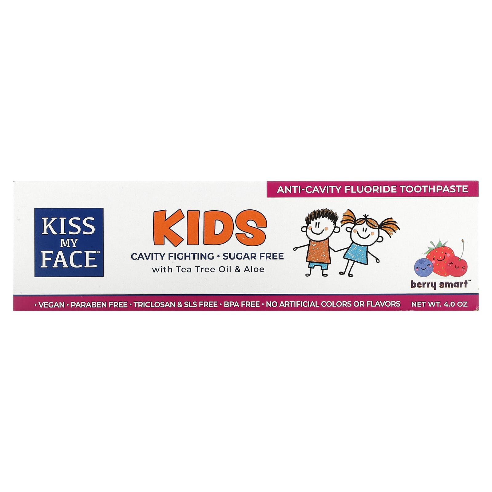 kiss my face berry smart toothpaste