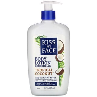 Kiss My Face, Лосьон для тела, веганский, тропический кокос, 16 ж. унц. (473 мл)