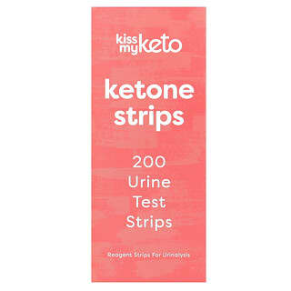 Kiss My Keto, Ketone Strips, 200 полосок для анализа мочи