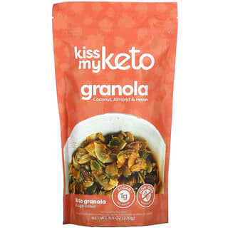 Kiss My Keto, Keto Granola, Noix de coco, amandes et noix de pécan, 270 g