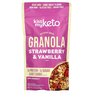 Kiss My Keto, Granola, Strawberry & Vanilla, 9.5 oz (270 g)