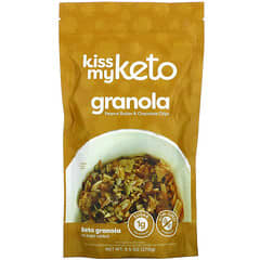 Kiss My Keto (كيس ماي كيتو)‏, Keto Granola ، زبدة الفول السوداني ورقائق الشيكولاتة ، 9.5 أونصة (270 جم)
