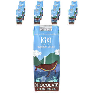 Kiki Milk, Leche de origen vegetal orgánica, Chocolate, 12 cajas, 237 ml (8 oz. líq.) cada una