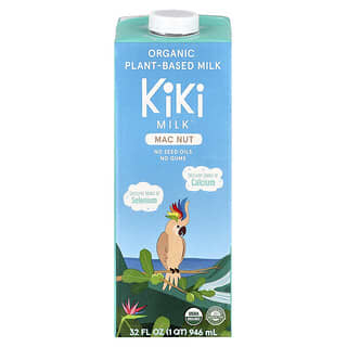 Kiki Milk, 유기농 견과 및 씨앗 우유, 맥 넛, 946ml(32fl oz)
