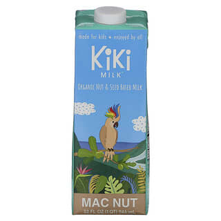 Kiki Milk, Organic Nut & Seed Based Milk, Mac Nut, 32 fl oz (946 ml)
