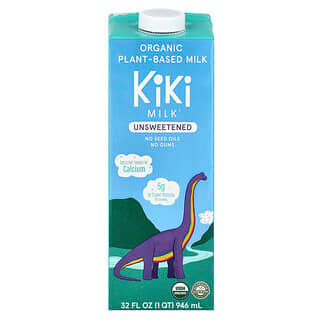 Kiki Milk, Organic Plant-Based Milk, Unsweetened , 32 fl oz (946 ml)