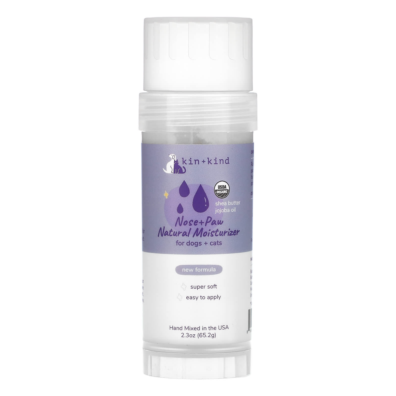 Kin+Kind, Nose & Paw Natural Moisturizer For Dogs & Cats, 2.3 oz (65.2 g)