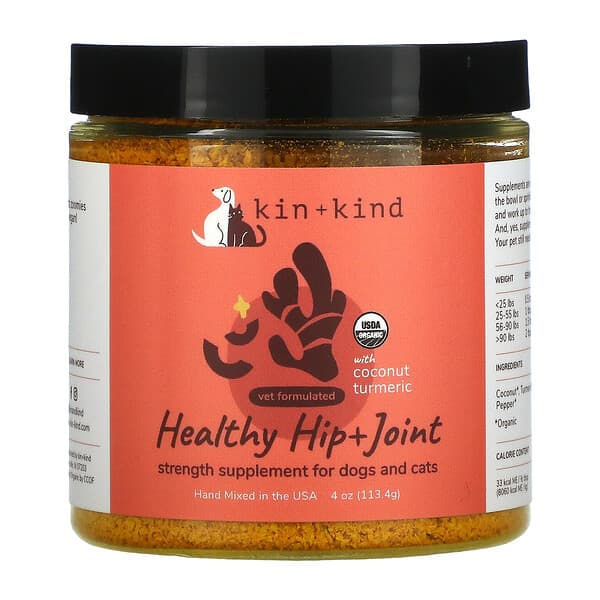 Kin+Kind‏, Healthy Hip + Joint, For Dogs and Cats, 4 oz (113.4 g)