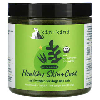 Kin+Kind, صحة الجلد + الفراء، للكلاب والقطط، 4 أونصات (113.4 جم)