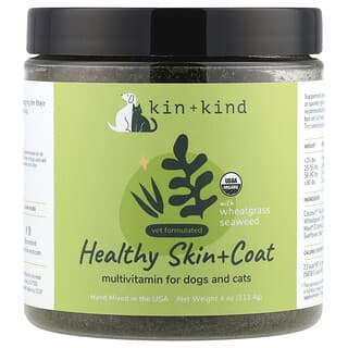 Kin+Kind, Healthy Skin + Coat, Multivitamin For Dogs and Cats, 4 oz (113.4 g)