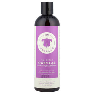 Kin+Kind, Organic Oatmeal Moisturizing Dog Shampoo, Fig + Cedar, 12 fl oz (354 ml)