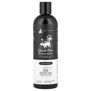 Kin+Kind, Skunk Odor Eliminator Shampoo, For Dogs + Cats, Unscented, 12 fl oz (354 ml)