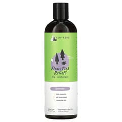 Kin+Kind, Flea + Tick Relief, Dog + Cat Shampoo, Lavender, 12 fl oz (354 ml)