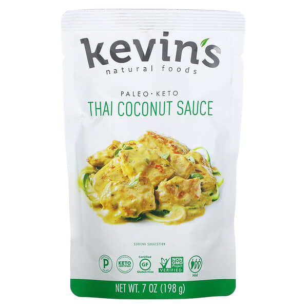 Kevin's Natural Foods, タイ風ココナッツソース、198g（7オンス）