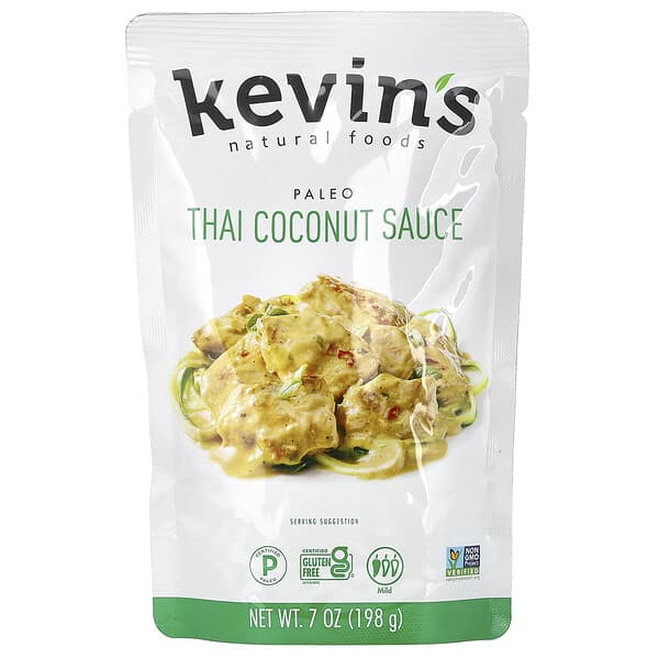 Kevin's Natural Foods, 타이 코코넛 소스, 198g(7oz)
