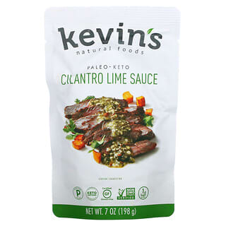 Kevin's Natural Foods, Sauce à la coriandre et au citron vert, 198 g