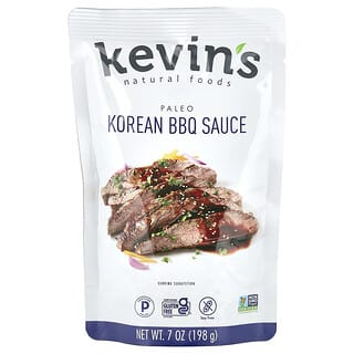 Kevin's Natural Foods, Koreai BBQ szósz, enyhe, 7 uncia (198 g)