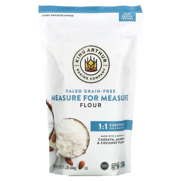 King Arthur Flour, パレオベーキングフラワー、穀物不使用、454g（16オンス）