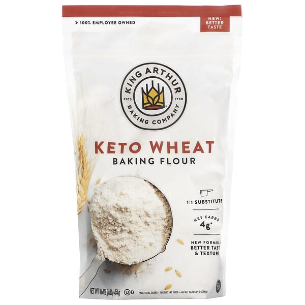 King Arthur Baking Company, Keto Wheat Baking Flour, 16 oz (454 g)