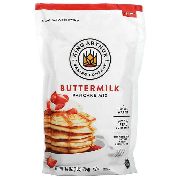 King Arthur Flour, バターミルク パンケーキミックス、454g（16オンス）