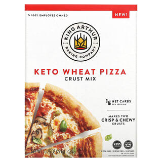 King Arthur Baking Company, Pizza cetogénica de trigo, Mezcla para masa, 291 g (10,25 oz)