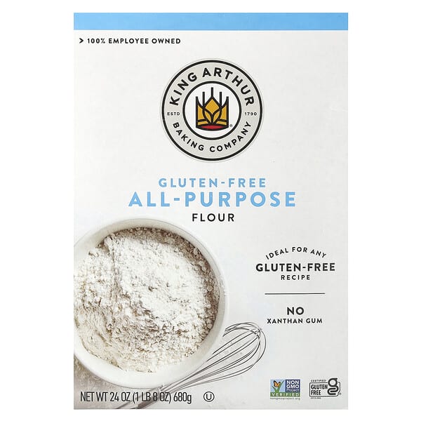 King Arthur Baking Company, Glutensiz Çok Amaçlı Un, 24 oz (680 gr)
