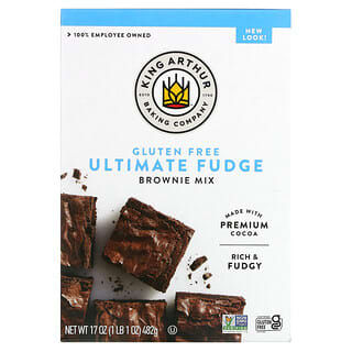 King Arthur Baking Company, Ultimate Fudge Brownie Mix, Gluten Free, 17 oz (482 g)