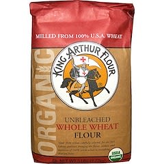 King Arthur Baking Company, Whole Wheat Flour, Unbleached, 5 lbs (2.27 kg) (Discontinued Item) 