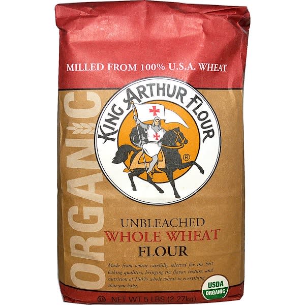 King Arthur Baking Company, Whole Wheat Flour, Unbleached, 5 lbs (2.27 kg) (Discontinued Item) 