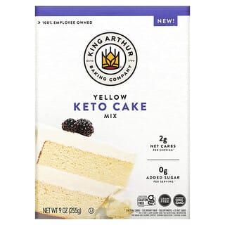 King Arthur Baking Company, Yellow Keto Cake Mix, 9 oz (255 g)