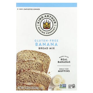 King Arthur Baking Company, Mix de pâine cu banane fără gluten, 16 oz (454 g)