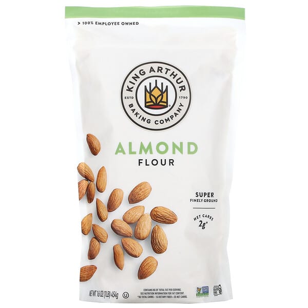 King Arthur Flour, アーモンド粉、穀物不使用、454g（16オンス）