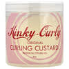 Kinky-Curly, Curling Custard™, Gel de peinado botánico original, 8 oz