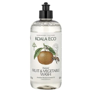 Koala Eco, Natural Fruit & Vegetable Wash, Australian Mandarin Essential Oil, 16.9 fl oz (500 ml)