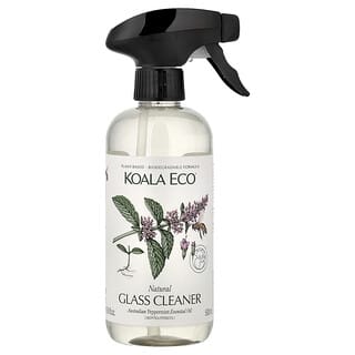 Koala Eco, ナチュラルグラスクリーナー、オーストラリア産ペパーミントエッセンシャルオイル、500ml（16.9液量オンス）