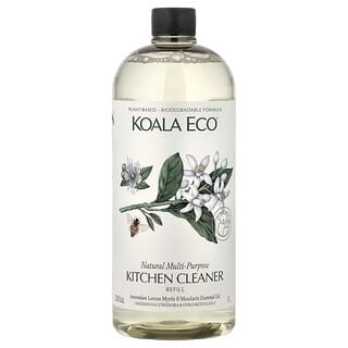 Koala Eco, Doğal Çok Amaçlı Mutfak Temizleyici, Yedek, Avustralya Limon Mersini ve Mandalina Esansiyel Yağı, 33,8 fl oz (1 l)