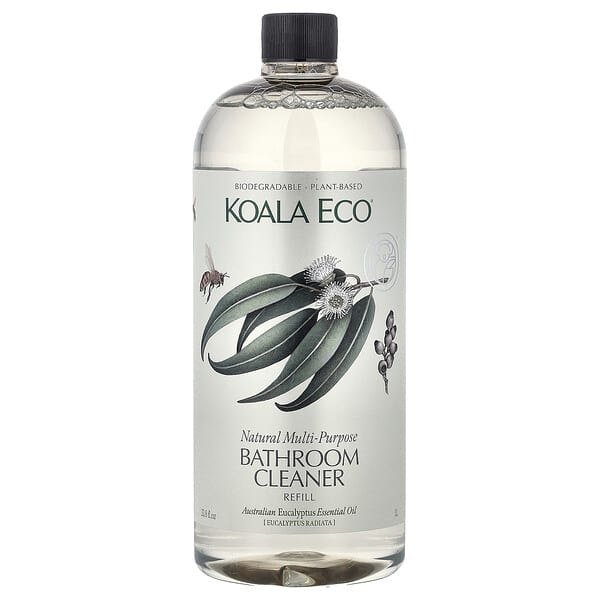 Koala Eco, 천연 다목적 욕실 세정제, 리필, 호주산 유칼립투스 에센셜 오일, 1l(33.8fl oz)