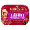 King Oscar, Wild Caught, Sardines Mediterranean Style, 3.75 oz (106 g)